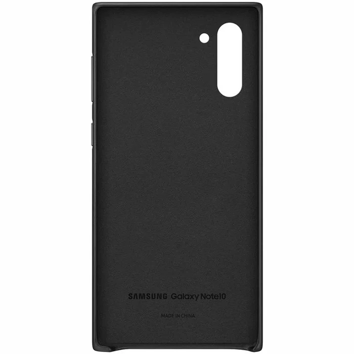 Mobilā telefona maciņš Samsung Galaxy Note 10 Leather Cover Black