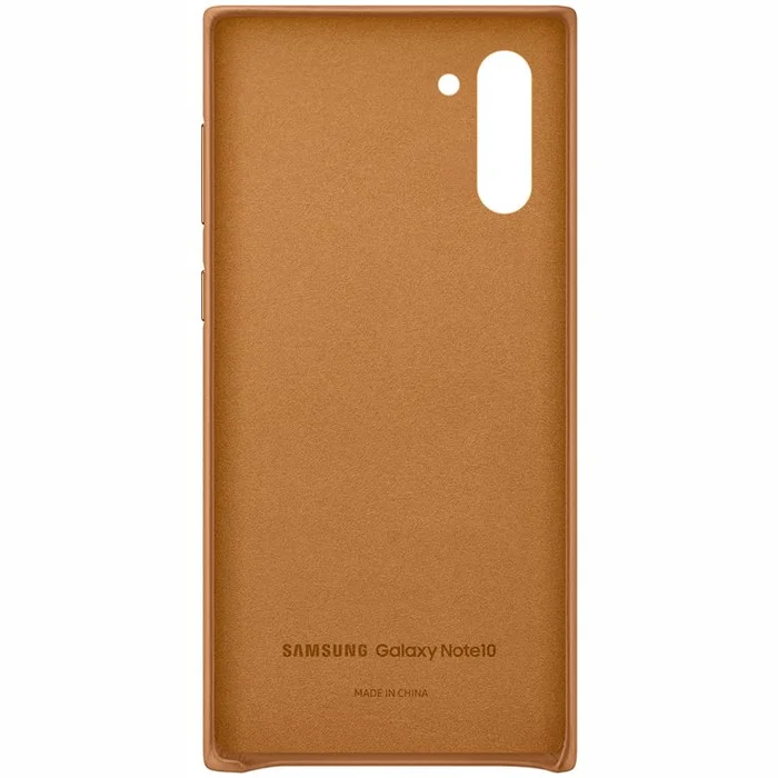 Mobilā telefona maciņš Samsung Note Galaxy 10 Leather Cover Camel