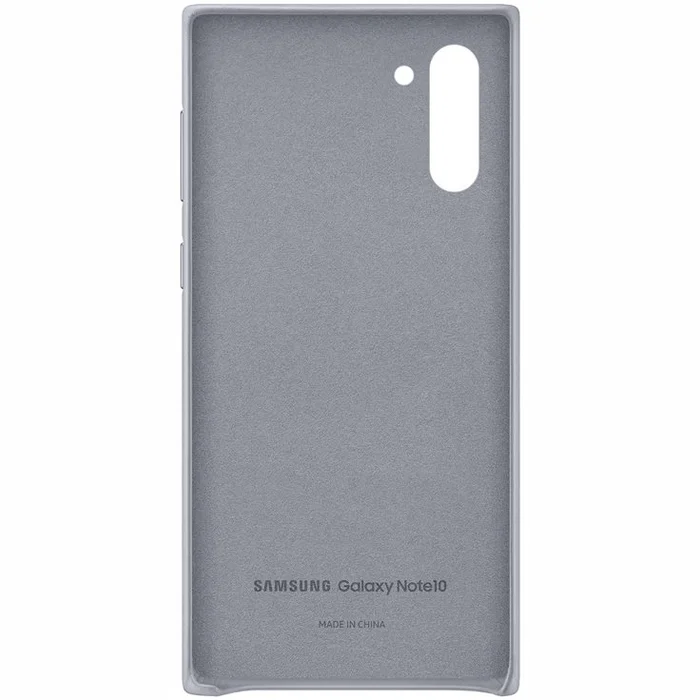 Mobilā telefona maciņš Samsung Galaxy Note 10 Leather Cover Grey