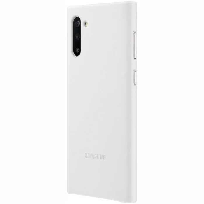 Mobilā telefona maciņš Samsung Galaxy Note 10 Leather Cover White