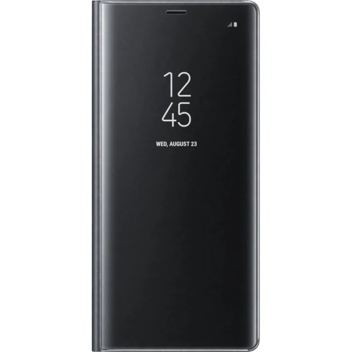 Telefona vāciņi un maciņi Samsung Note 8 Clear View Standing Cover Black