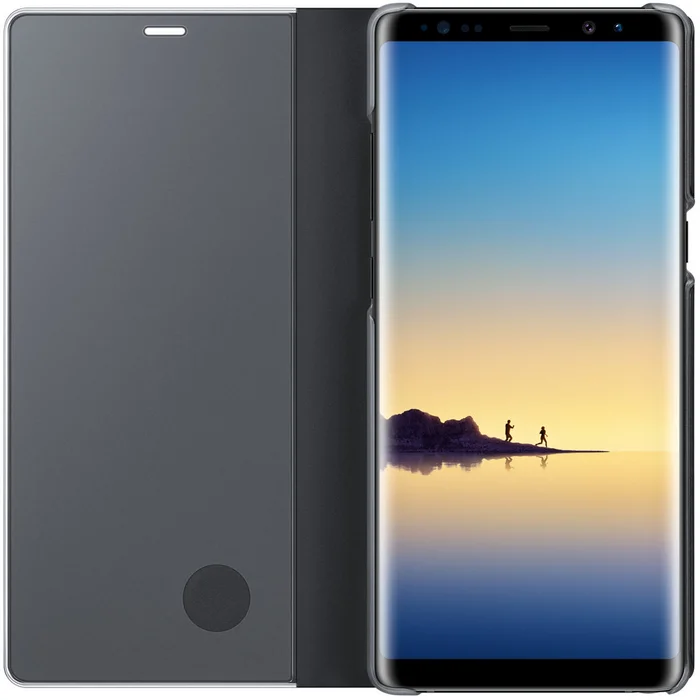 Telefona vāciņi un maciņi Samsung Note 8 Clear View Standing Cover Black