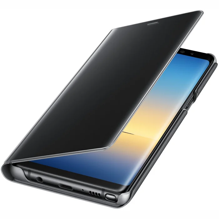 Telefona vāciņi un maciņi Samsung Note 8 Clear View Standing Cover Black