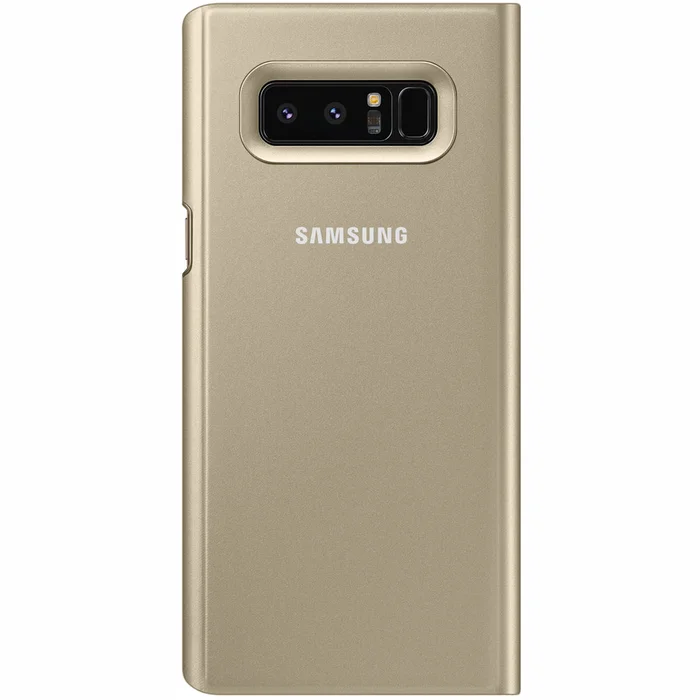 Mobilā telefona maciņš Samsung Note 8 Clear View Standing Cover Gold