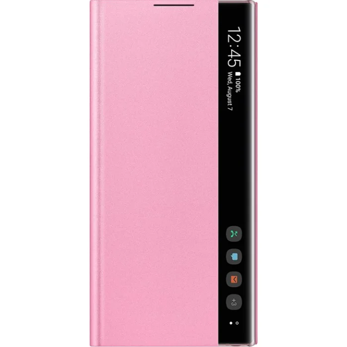 Telefona vāciņi un maciņi Samsung Galaxy Note 10 Clear View Cover Pink