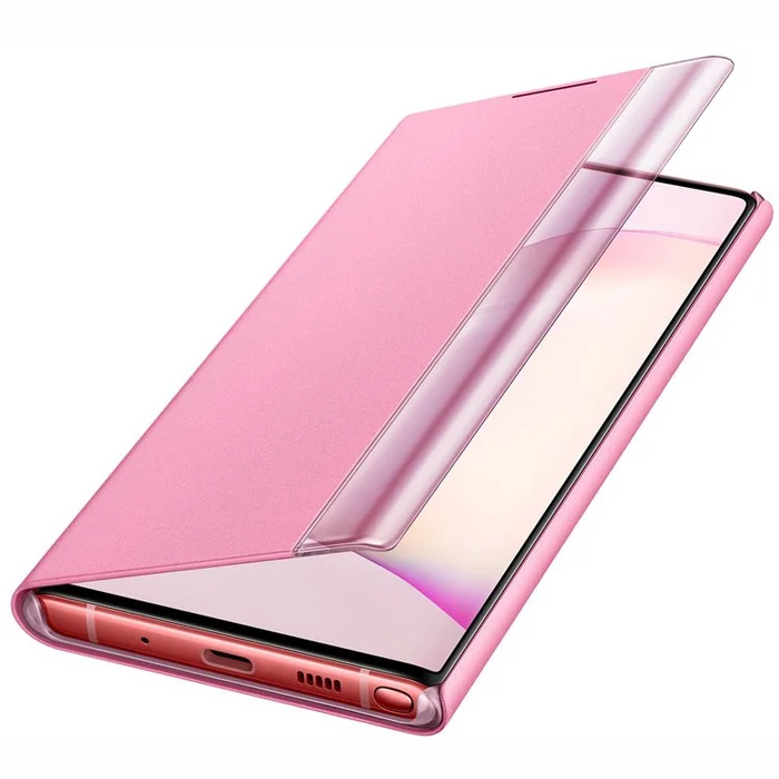Telefona vāciņi un maciņi Samsung Galaxy Note 10 Clear View Cover Pink