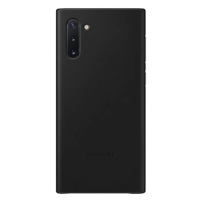 Mobilā telefona maciņš Samsung Galaxy Note 10 Leather Cover Black