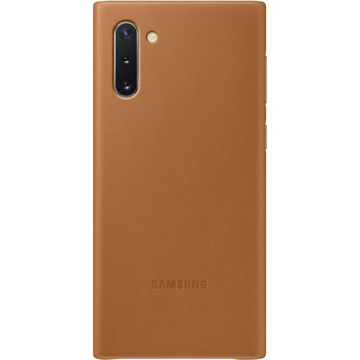 Mobilā telefona maciņš Samsung Note Galaxy 10 Leather Cover Camel