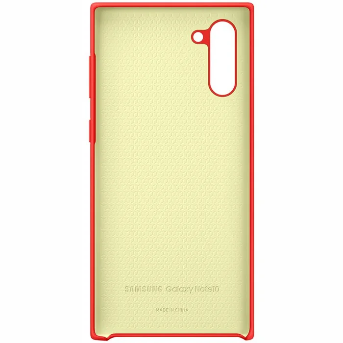 Mobilā telefona maciņš Samsung Note 10 Silicone Cover Red