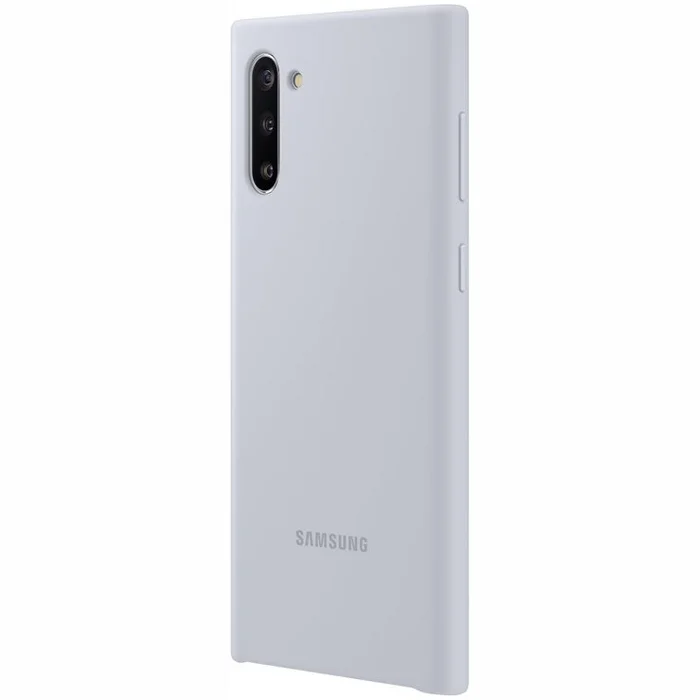 Mobilā telefona maciņš Samsung Note 10 Silicone Cover Silver