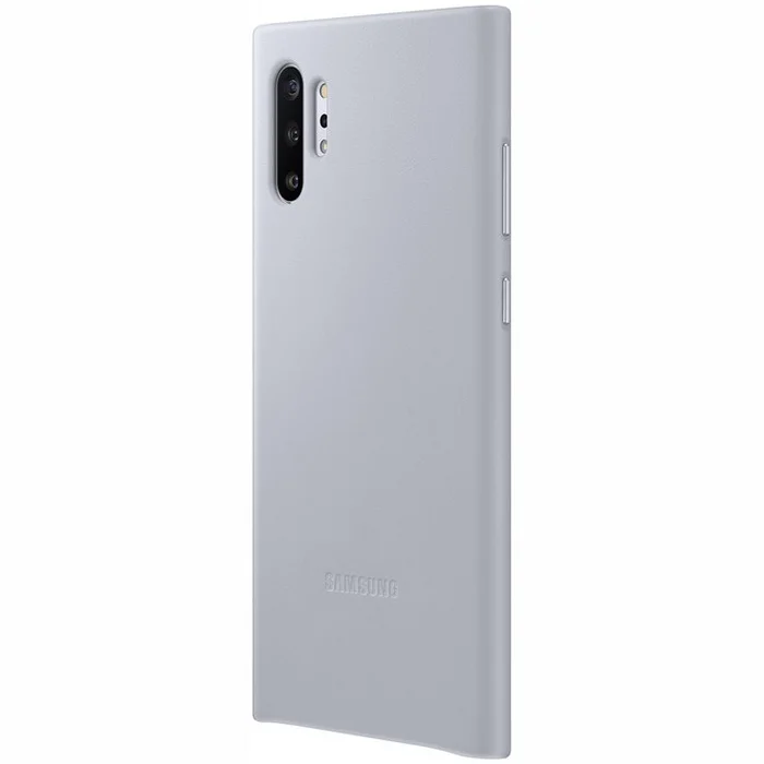 Mobilā telefona maciņš Samsung Note 10+ Leather Cover Grey