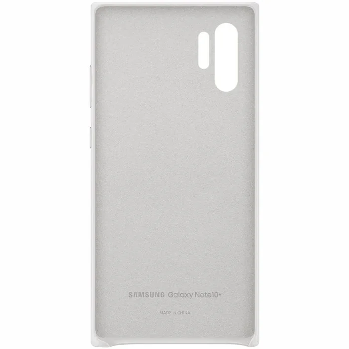 Mobilā telefona maciņš Samsung Note 10+ Leather Cover White