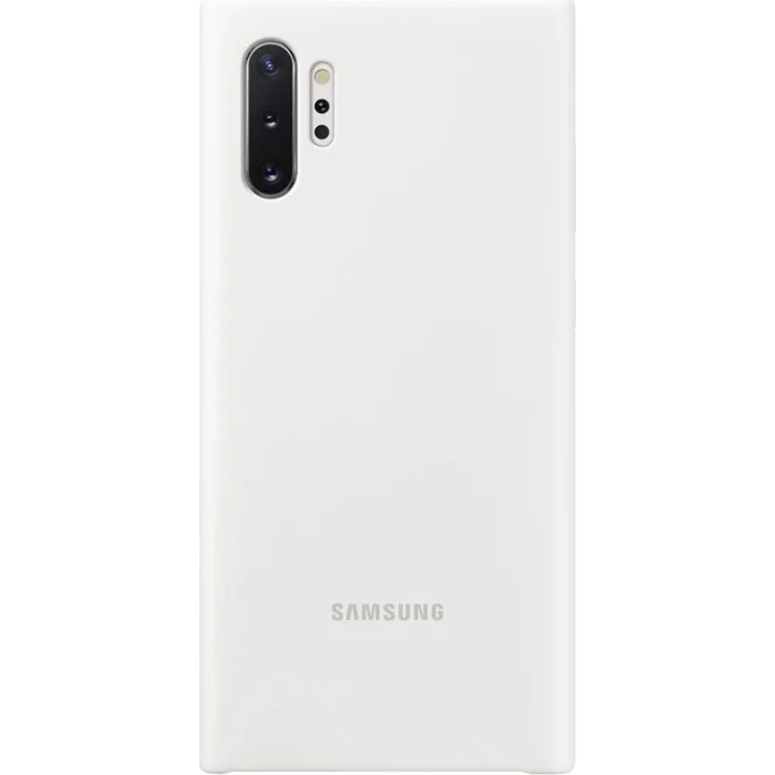 Mobilā telefona maciņš Samsung Note 10+ Silicone Cover White