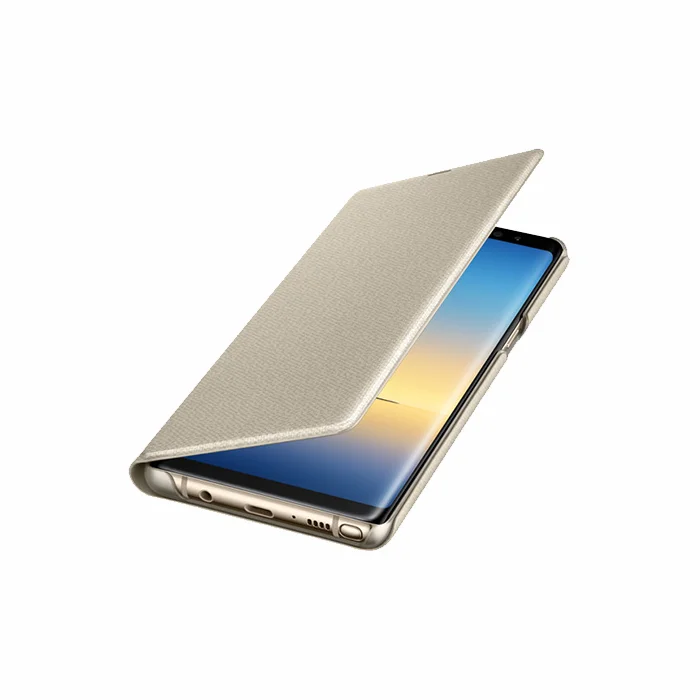 Mobilā telefona maciņš Samsung Note 8 LED View Cover gold