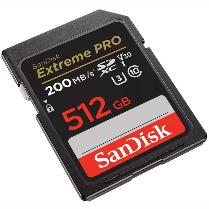 SanDisk Extreme PRO 512GB SDXC BLACK