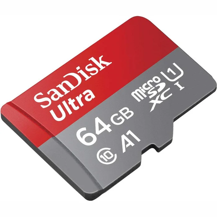 Atmiņas karte Sandisk 64GB microSDXC + SD Adapter