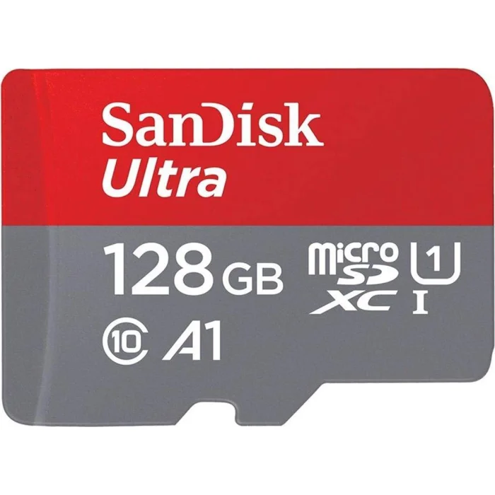 Atmiņas kartes SanDisk 128GB microSDXC + SD Adapter