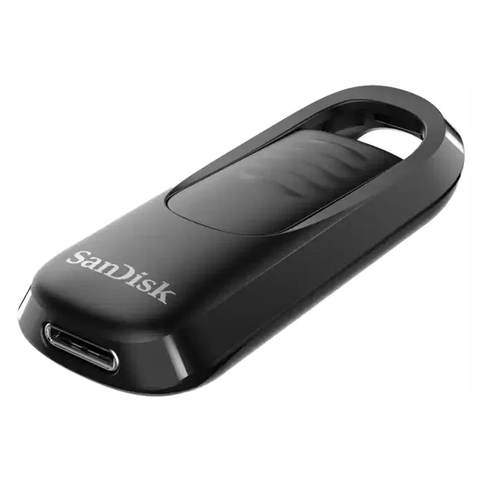 USB zibatmiņa SanDisk Ultra Slider Type-C 128GB BLACK