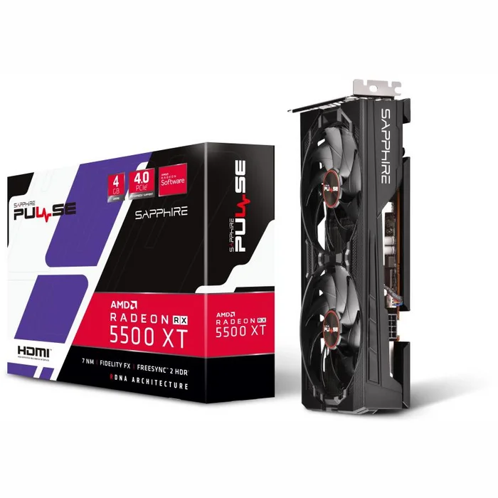 Videokarte Sapphire AMD Radeon RX 5500 XT 4GB