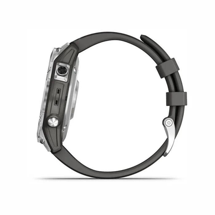 Viedpulkstenis Garmin Fenix 7 Silver with Grphte Band