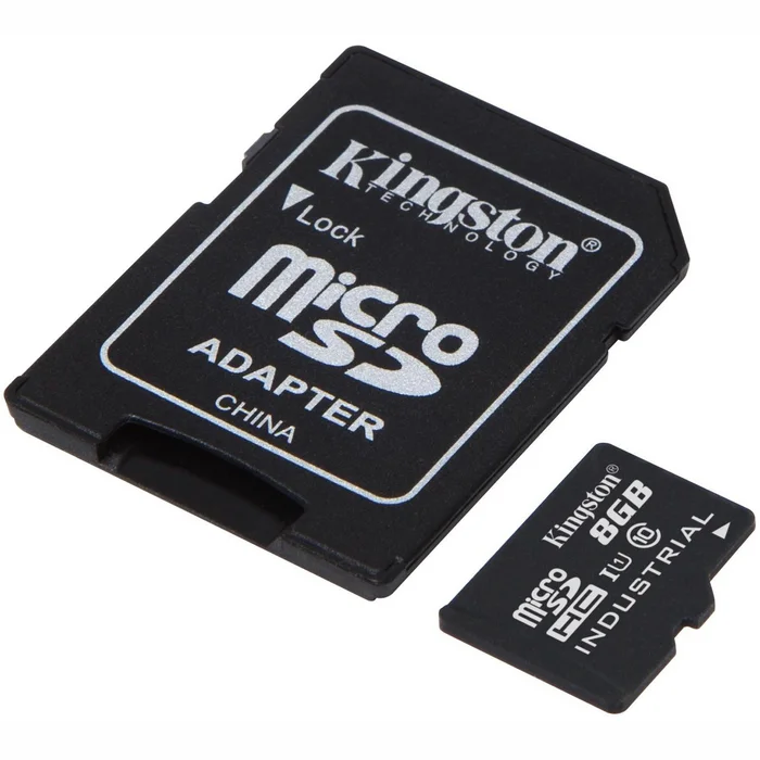 Atmiņas karte Kingston Industrial Temperature UHS-I U1 8 GB, MicroSDHC, Flash memory class 10, SD Adapter