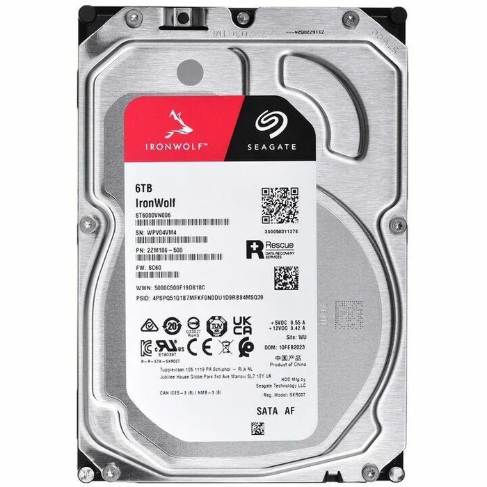 Iekšējais cietais disks Seagate IronWolf HDD 6TB