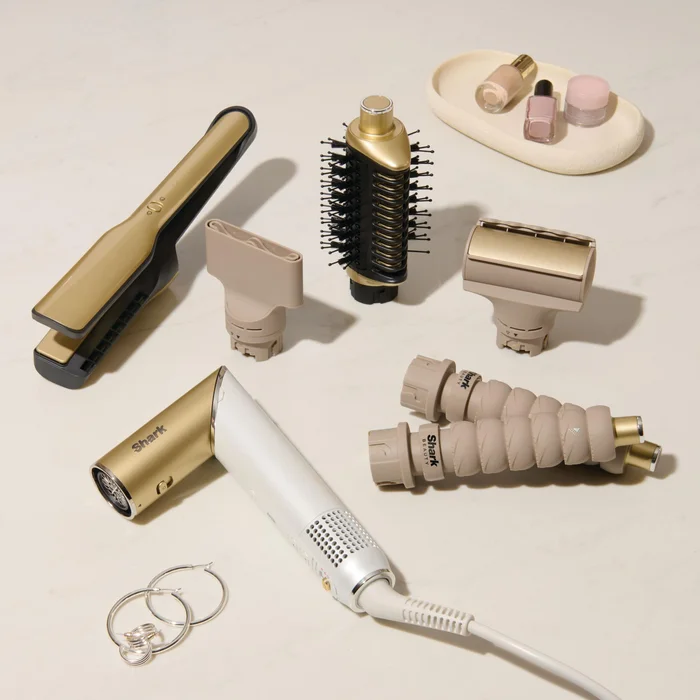 Shark Glam 5-in-1 Air Styler & Straightener Gold