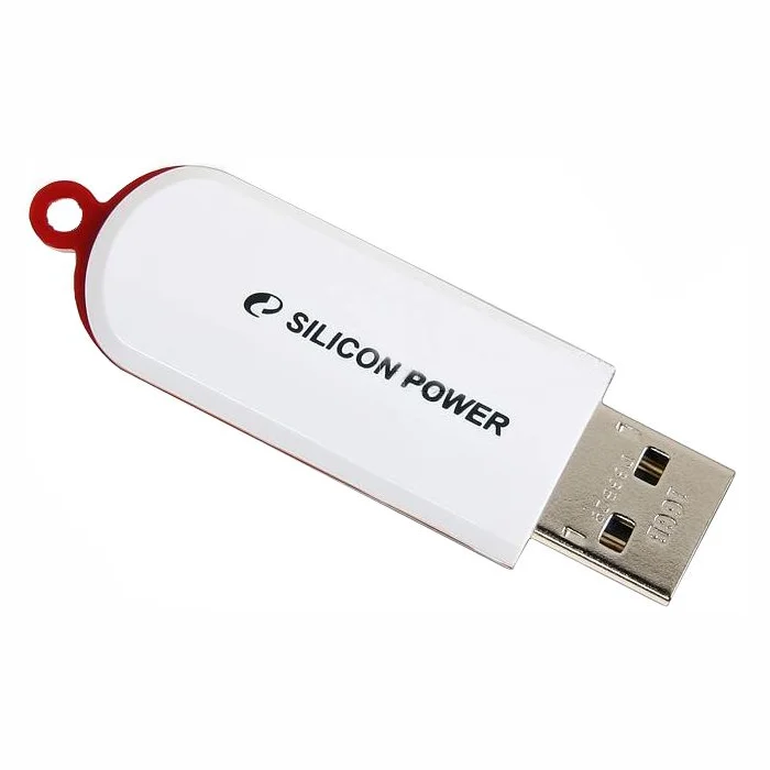 USB zibatmiņa USB zibatmiņa Silicon Power LuxMini 320 32 GB white