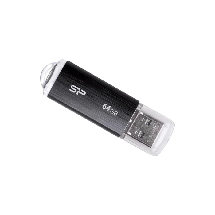 USB zibatmiņa USB zibatmiņa Silicon Power Ultima U02 64GB Black
