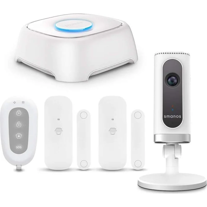 Drošība SMANOS Wi-Fi/PSTN Alarm System, Wi-Fi Cam kit W120i