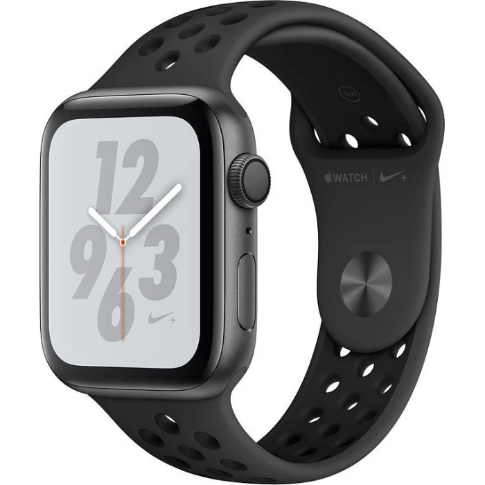 Viedpulksteņi Apple Watch Nike+ Series 4 GPS, 44mm Space Grey Aluminium Case with Anthracite/Black Nike Sport Band