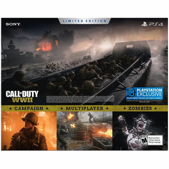 Spēļu konsoles Sony PlayStation 4 Slim 1 TB Call Of Duty: WWII Limited Edition
