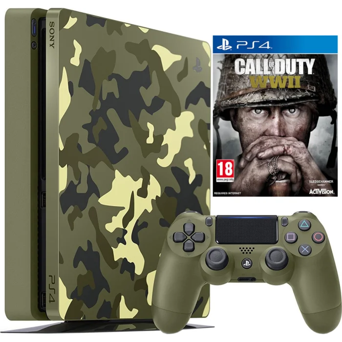 Spēļu konsoles Sony PlayStation 4 Slim 1 TB Call Of Duty: WWII Limited Edition