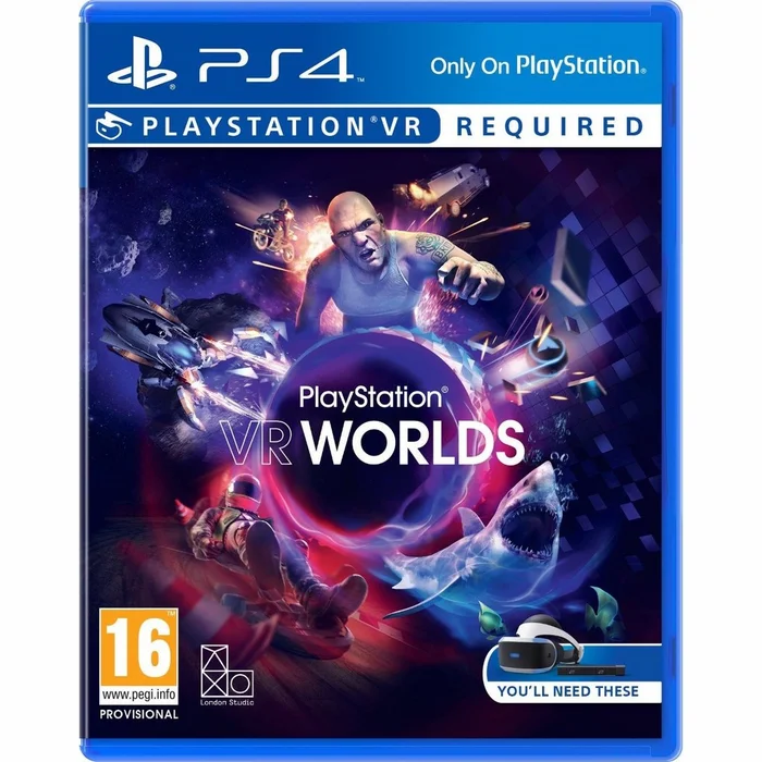 VR brilles Sony PlayStation VR + Camera + Gran Turismo Sport + VR Worlds [Mazlietots]
