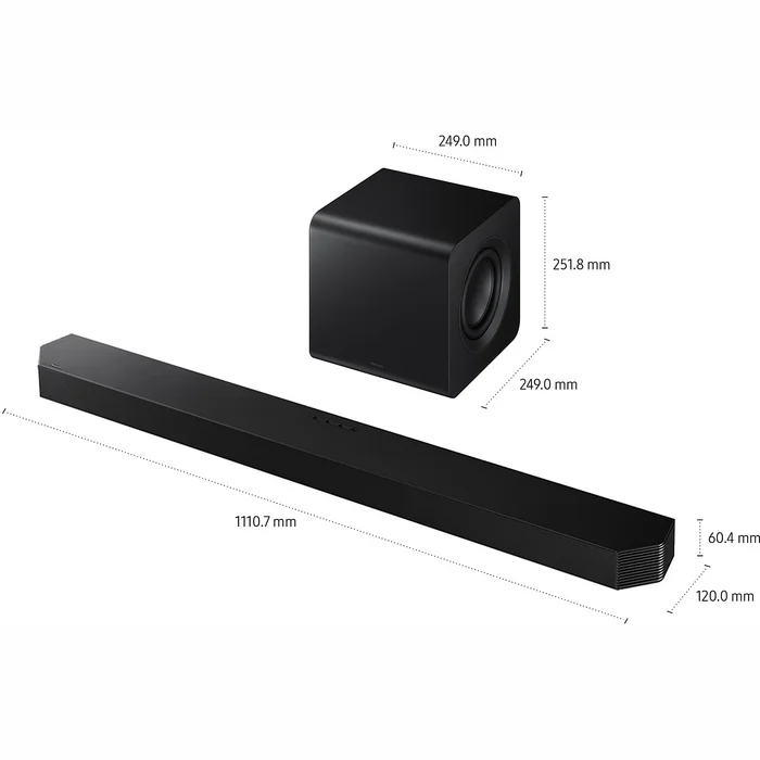 Soundbar Samsung Q-series HW-Q800F 5.1.2 ch Subwoofer (2025) HW-Q800F/EN