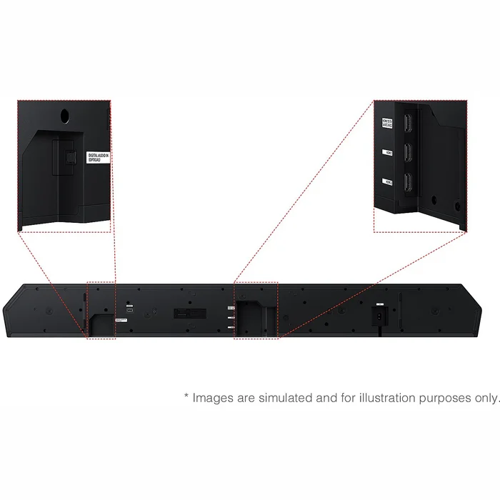 Soundbar Samsung Q-series HW-Q990F 11.1.4 ch Subwoofer & Rear Speaker (2025) HW-Q990F/EN