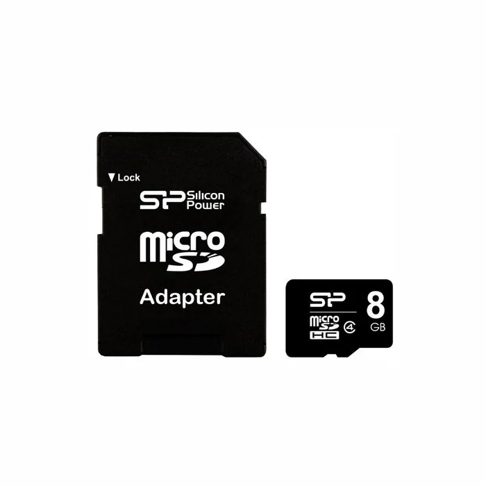 Atmiņas karte Silicon Power 8GB MicroSDHC class 10
