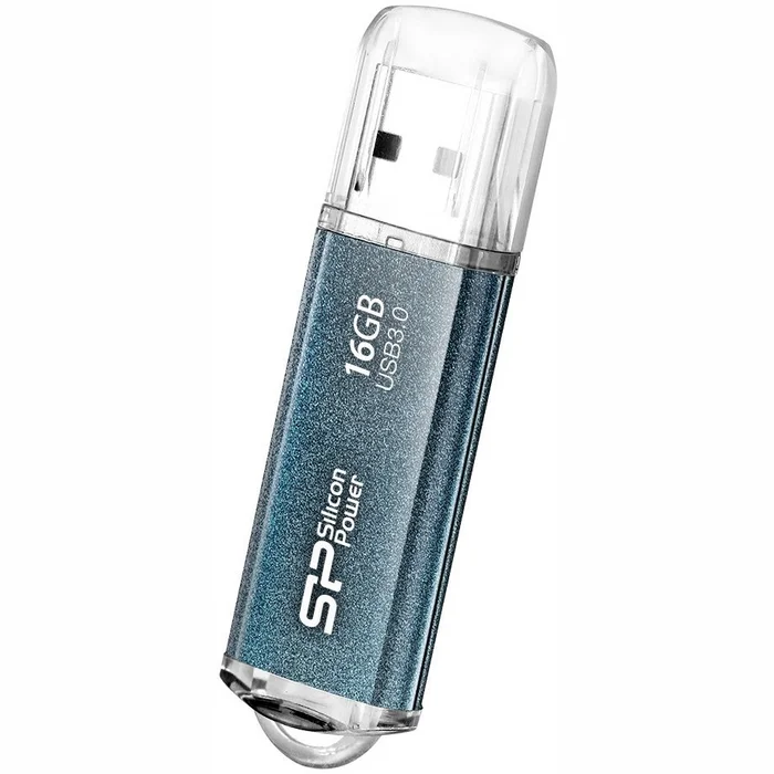 USB zibatmiņa USB zibatmiņa Silicon Power Marvel M01, 16 GB, USB 3.0, Blue