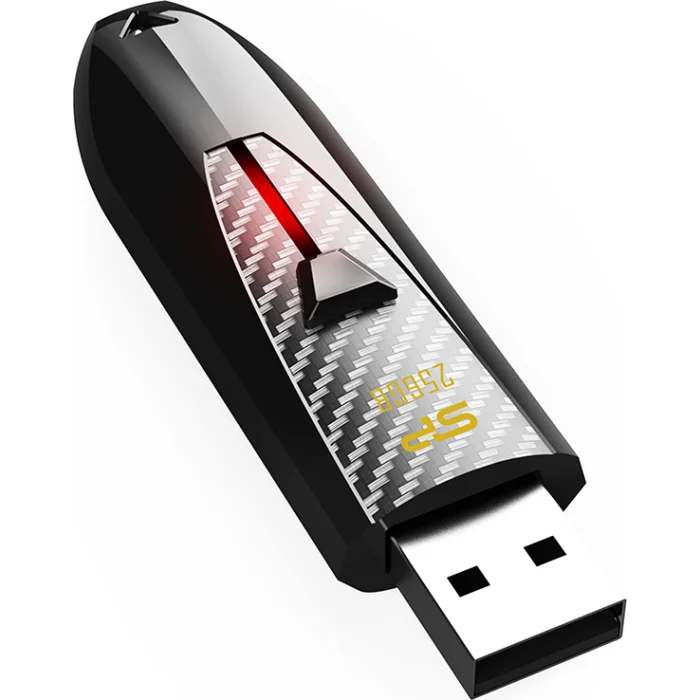 USB zibatmiņa SILICON POWER Blaze B25 32GB Black