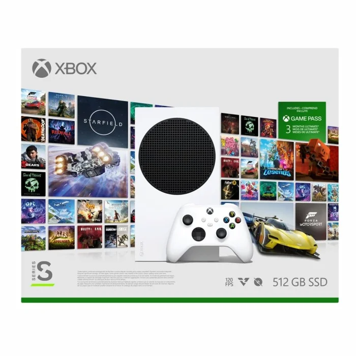 Spēļu konsole Microsoft Xbox Series S 512GB White Starter Bundle