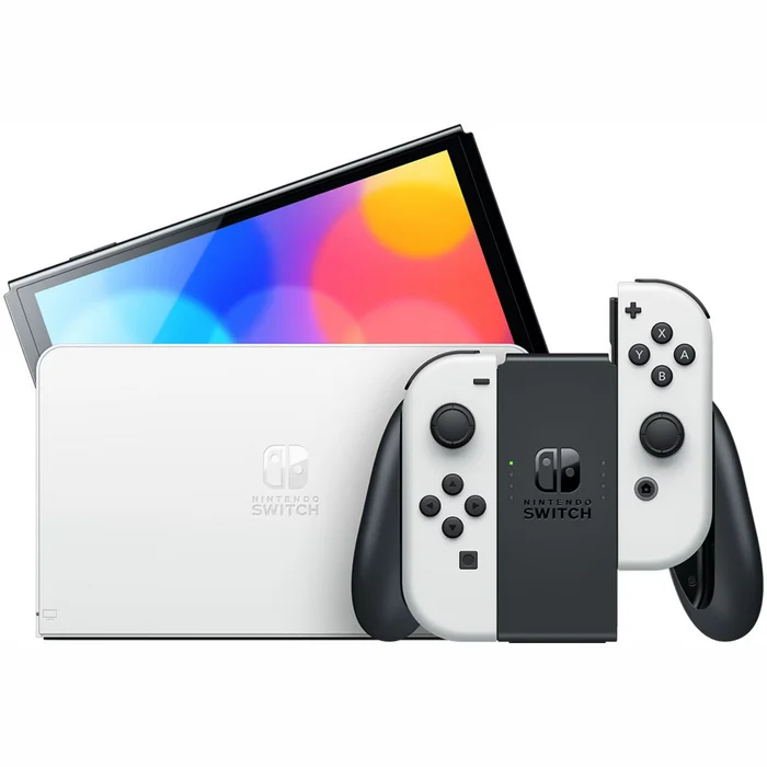 Spēļu konsole Nintendo Switch – OLED Model White incl. Mario Kart 8 Deluxe + Nintendo Switch Online 12-month