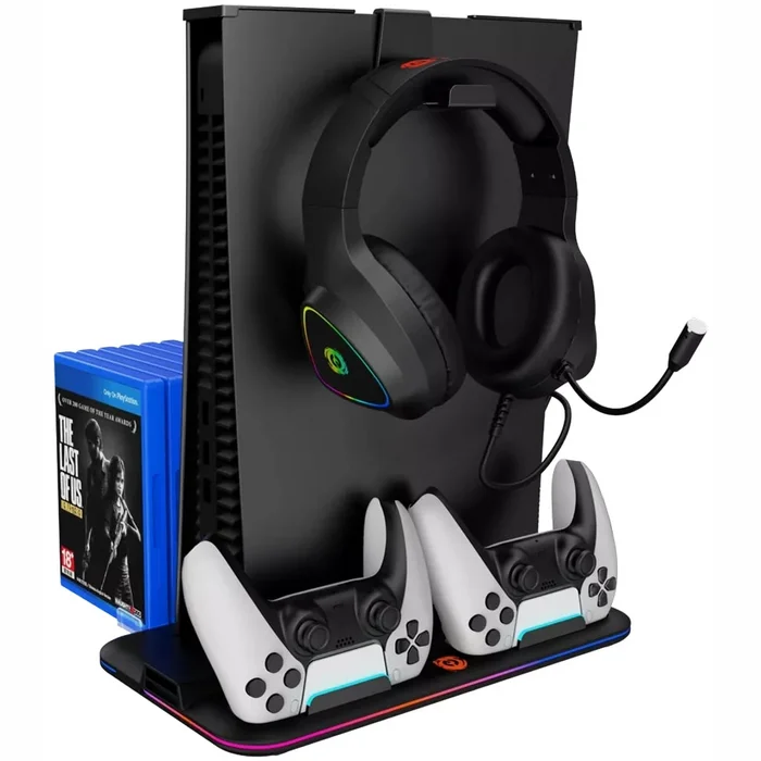 Canyon Cooling Stand CS-5 RGB PS5 Charge Black