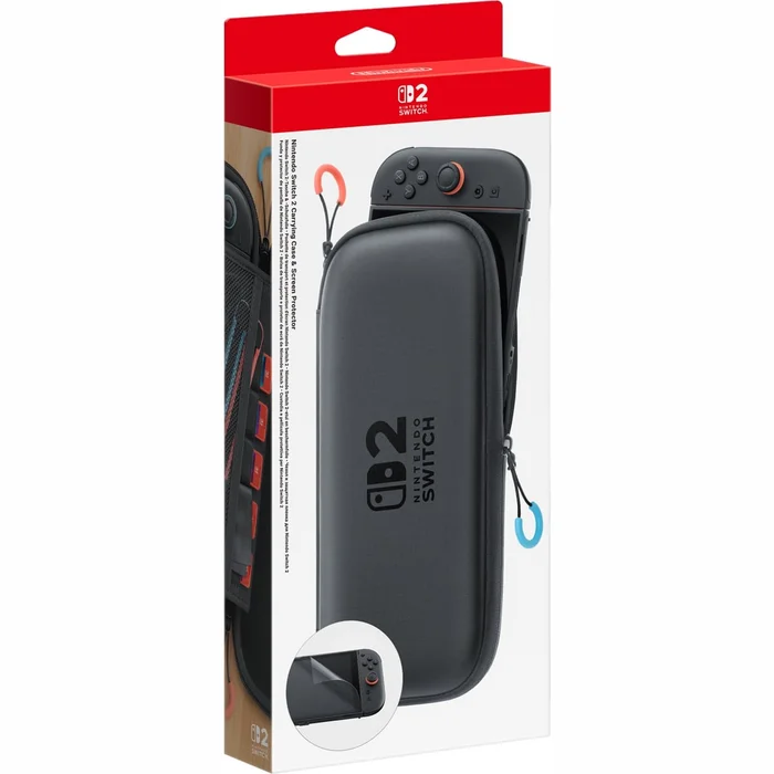 Spēļu konsoles aksesuāri Nintendo Switch 2 Carrying Case + Screen Protector