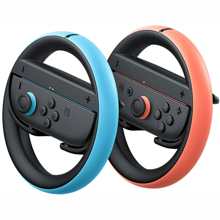 Spēļu konsoles aksesuāri Nintendo Switch 2 Joy-Con 2 Wheel Pair Light Blue/Light Red