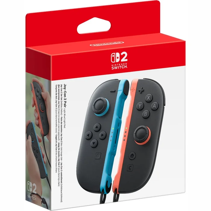 Spēļu konsoles aksesuāri Nintendo Switch Joy-Con 2 Pair Light Blue/Light Red