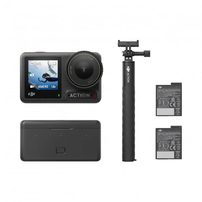 Sporta kamera DJI Osmo Action 4 Adventure Combo