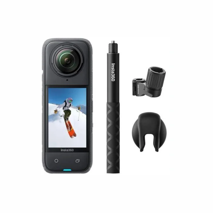 Insta360 X5 Midnight Black Ski Bundle