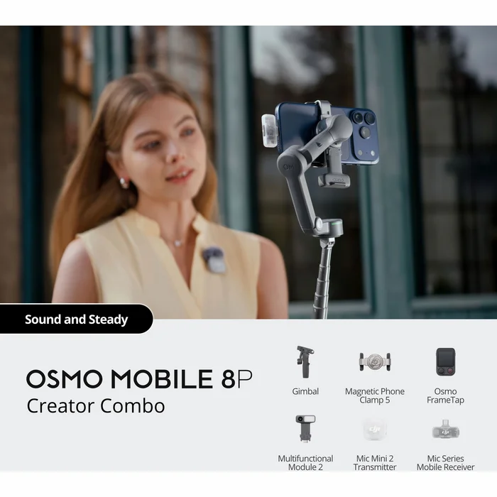DJI Osmo Mobile 8P Creator Combo