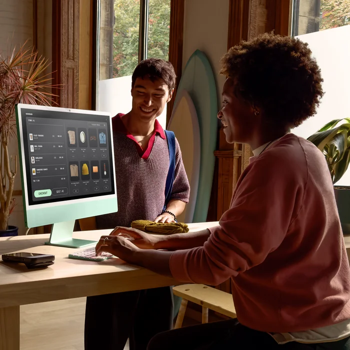 Stacionārie datori Apple iMac 24-inch M4 chip with 10 core CPU and 10 core GPU 16+512GB - Green INT