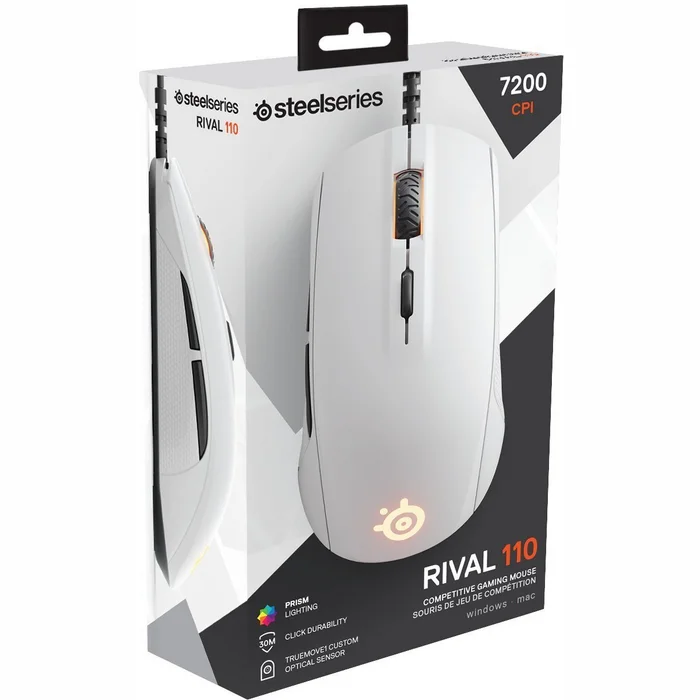 Peles SteelSeries Rival 110 White
